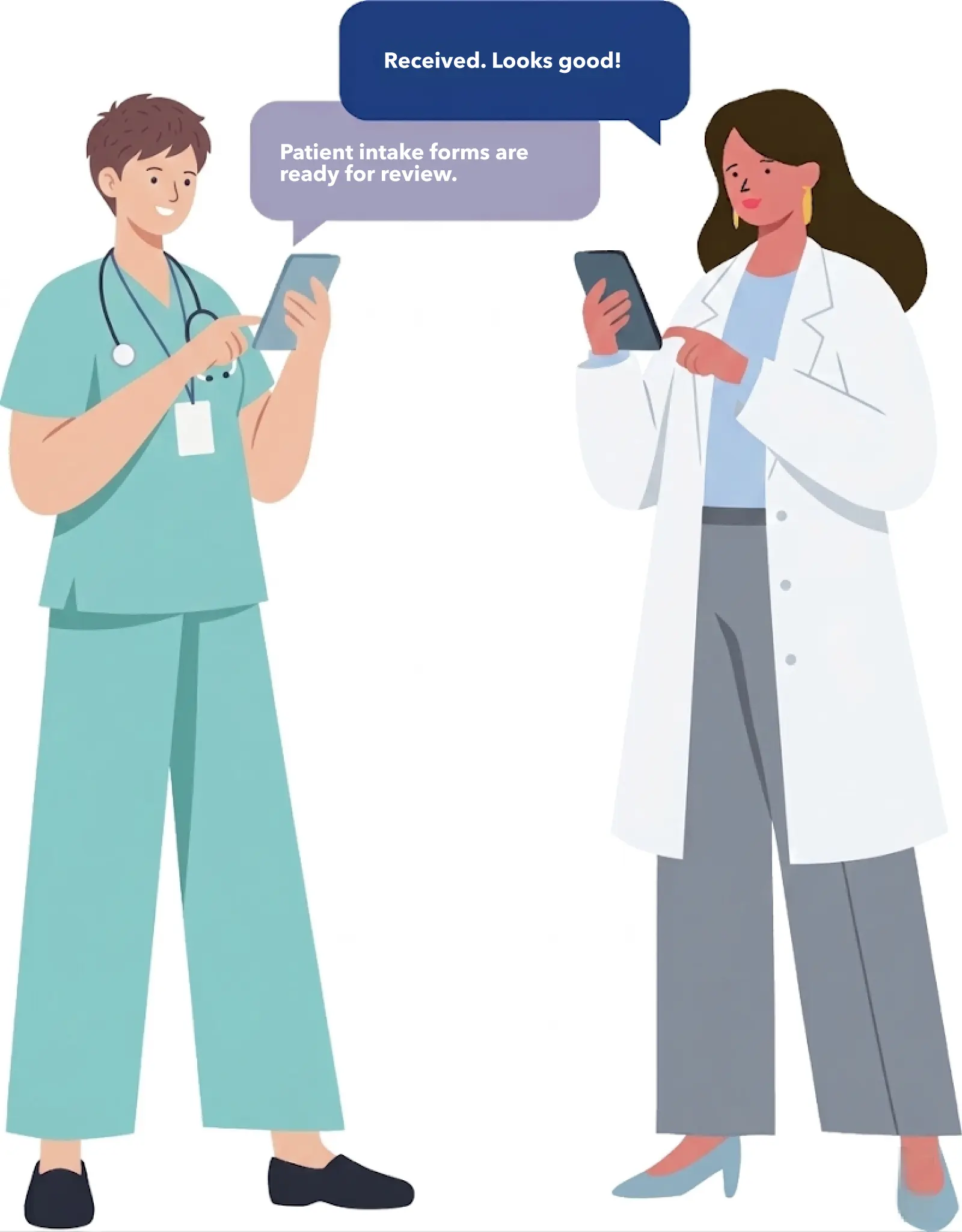 A diverse team of healthcare professionals, including doctors, nurses, and surgeons, standing confidently together in a bright, modern hospital corridor.